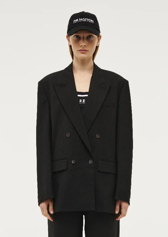 Elegant Fit TRIBUTE BLAZER IN BLACK