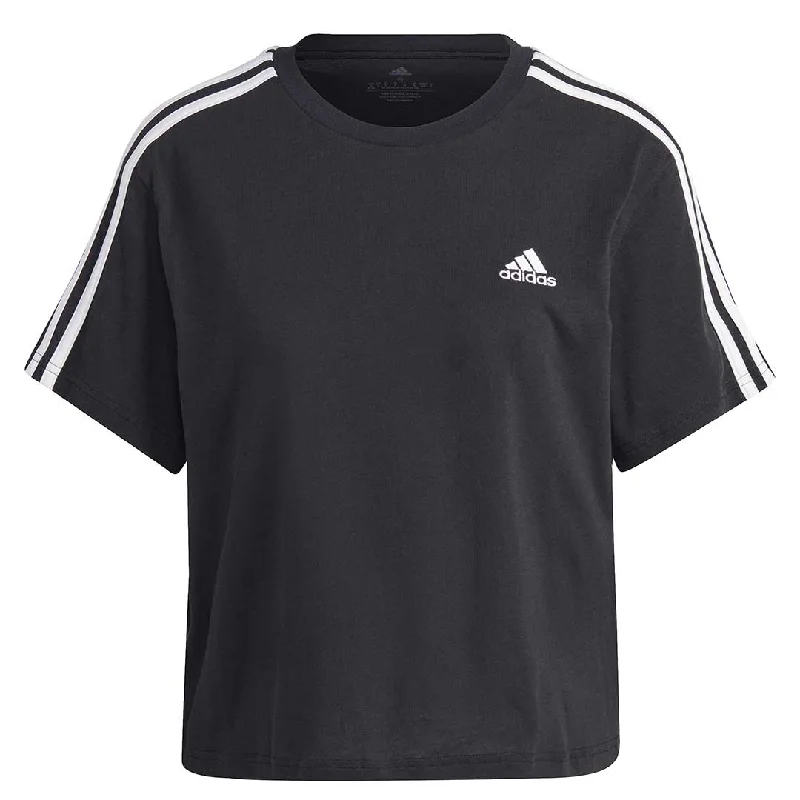 Soft Looks adidas - Women's Essentials 3 Stripes Crop T-Shirt (HR4913)