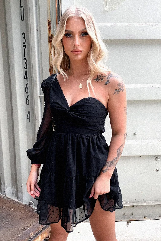 Cozy Chic Wear Georgia Dress - Black