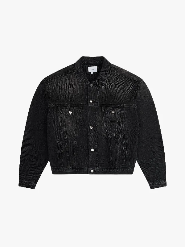 Warm Chic OVERSIZED DENIM TRUCKER JACKET