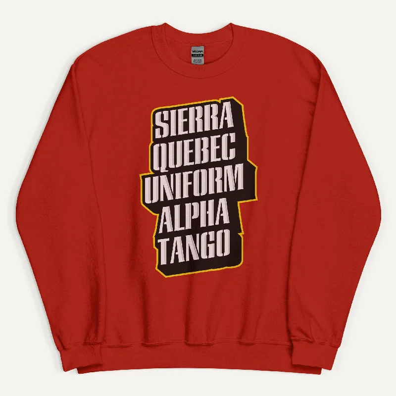 Soft Tops Sierra Quebec Uniform Alpha Tango Sweatshirt