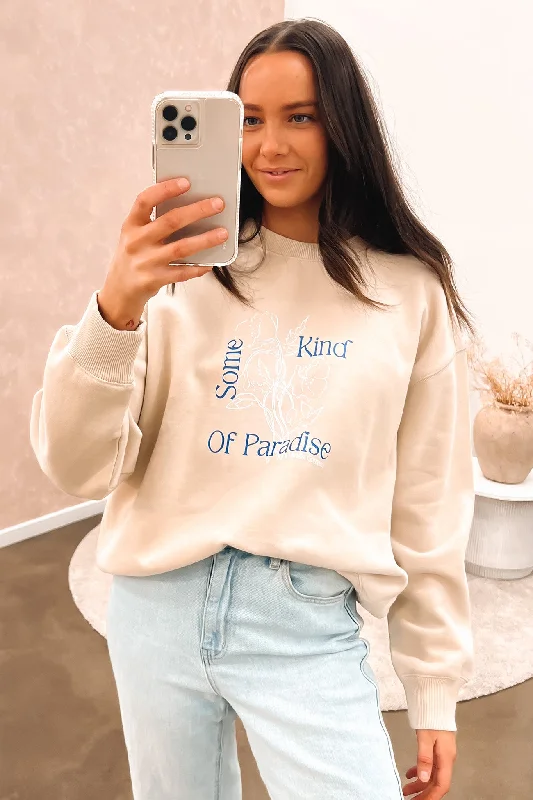 Soft Clothing Soft Choices Super Slouch Crew Soft Tan