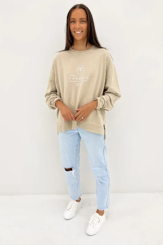 Soft Tops Everyday Crew Oxford Oat