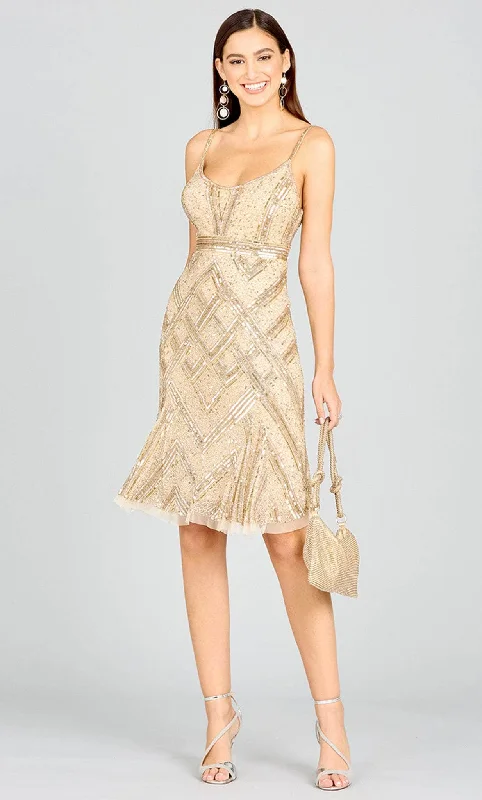 Cozy Fashion Trends Lara Dresses 29218 - Embellished Scoop Cocktail Dress