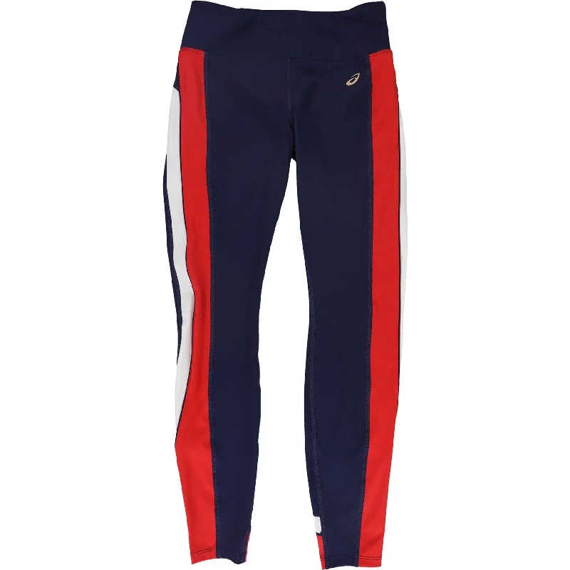 Simple Comfort ASICS Womens Tokyo Train Tight Compression Athletic Pants, Blue, X-Small