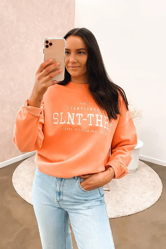 Versatile Outfits Varsity Crew Orange
