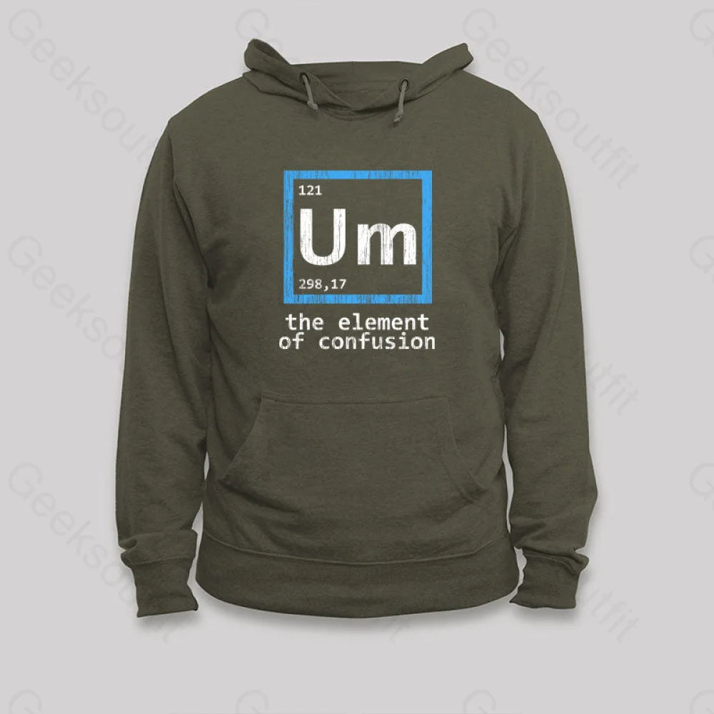 Trendy Layers Um The Element of Confusion Hoodie