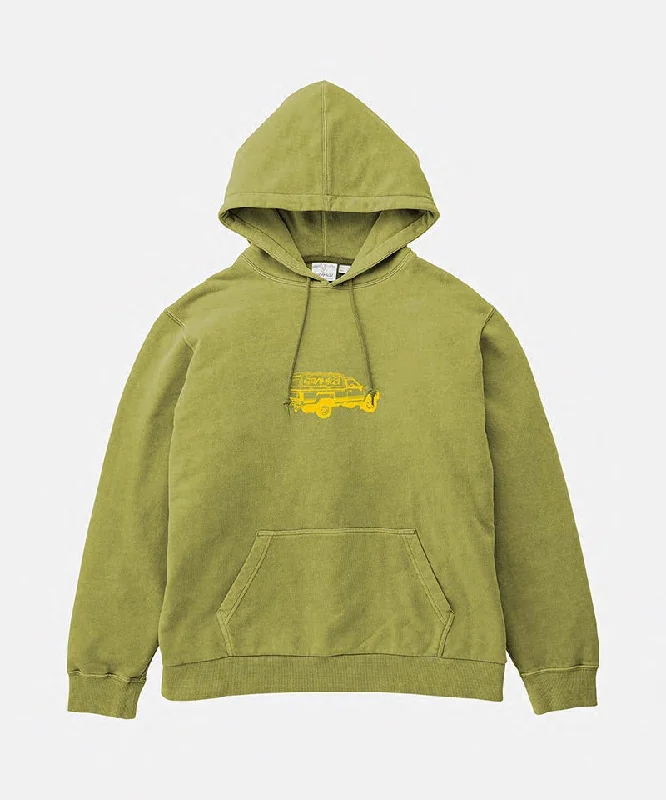 Relaxed Tops Truck Hooded Sweatshirt