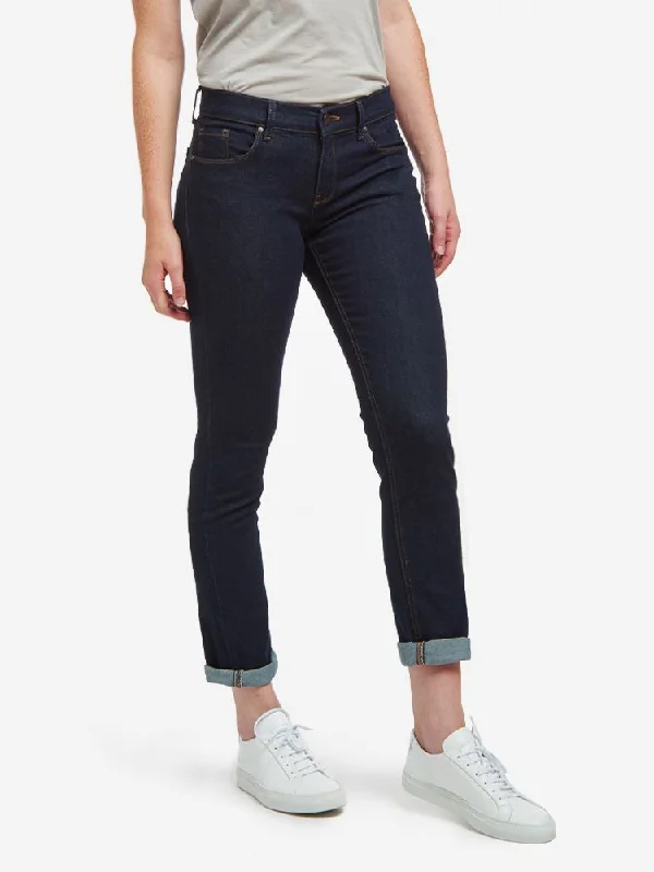 Light Comfort Slim Straight Ridge Jeans