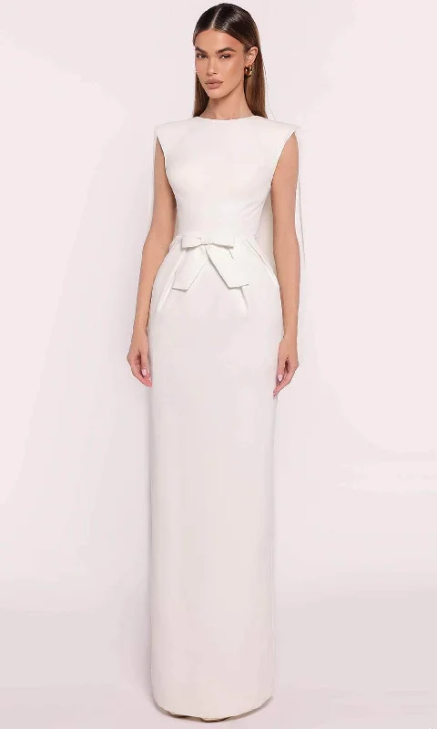 Relaxed Clothing Tarik Ediz 98854 - Jewel Neck Evening Gown