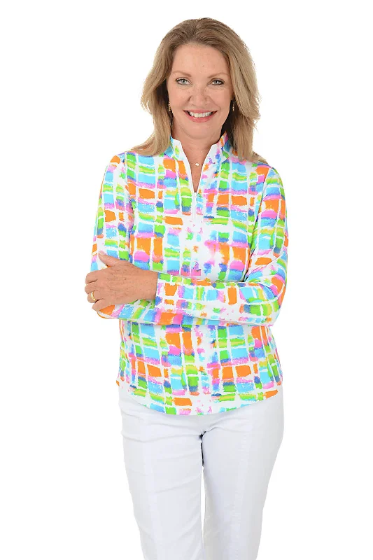 Trendy Looks Tatiana Tie Dye UPF50+ Sun Shirt