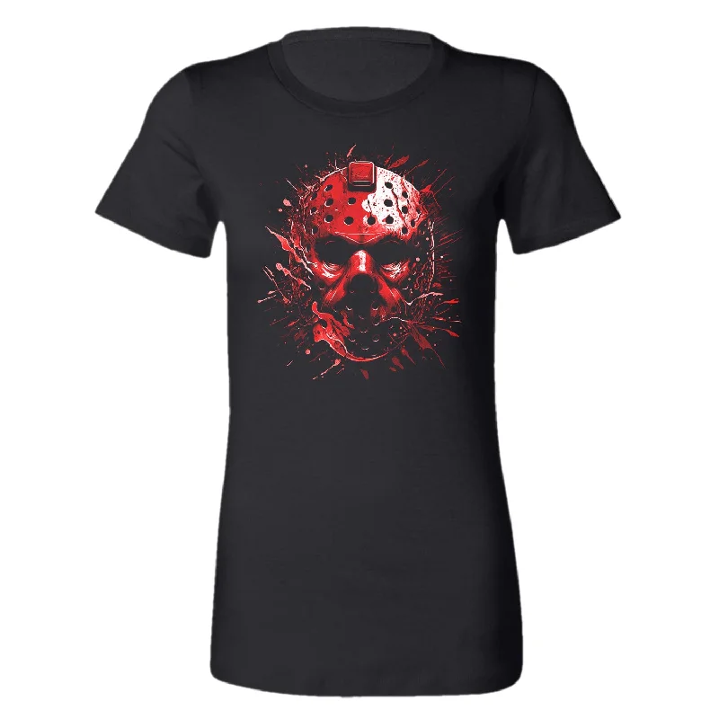 Breezy Comfort Splatter Mask Red - Women's Tee
