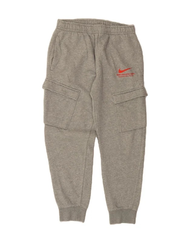 Light Dressing NIKE Womens Graphic Cargo Tracksuit Trousers Joggers UK 12 Medium  Grey