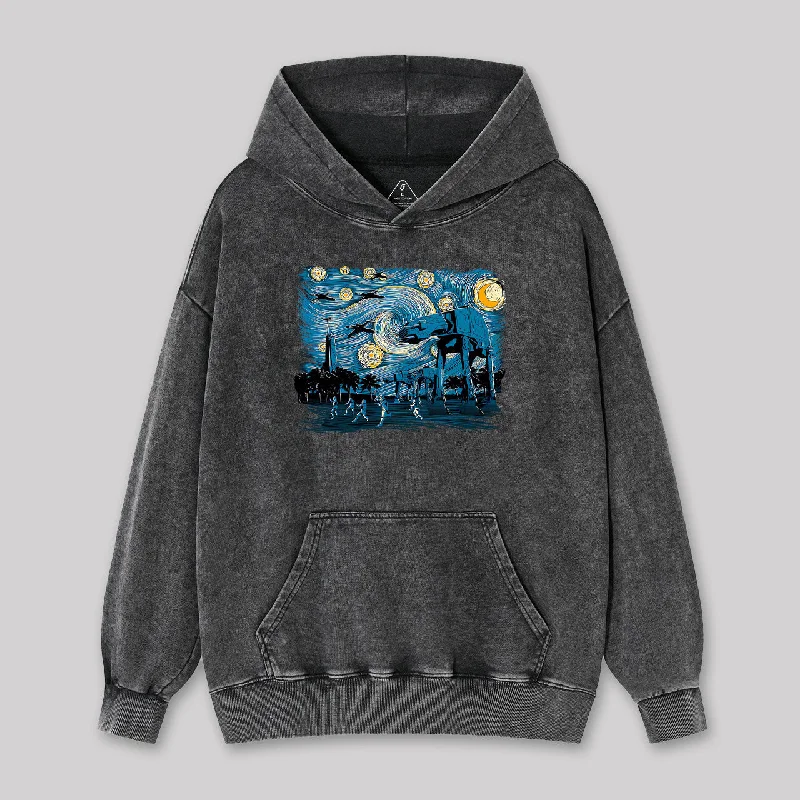 Comfy Dress Starry Scarif Washed Hoodie