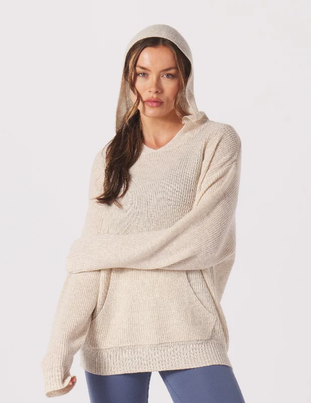 Comfortable Fitwear Prestige Hoodie: Oatmilk