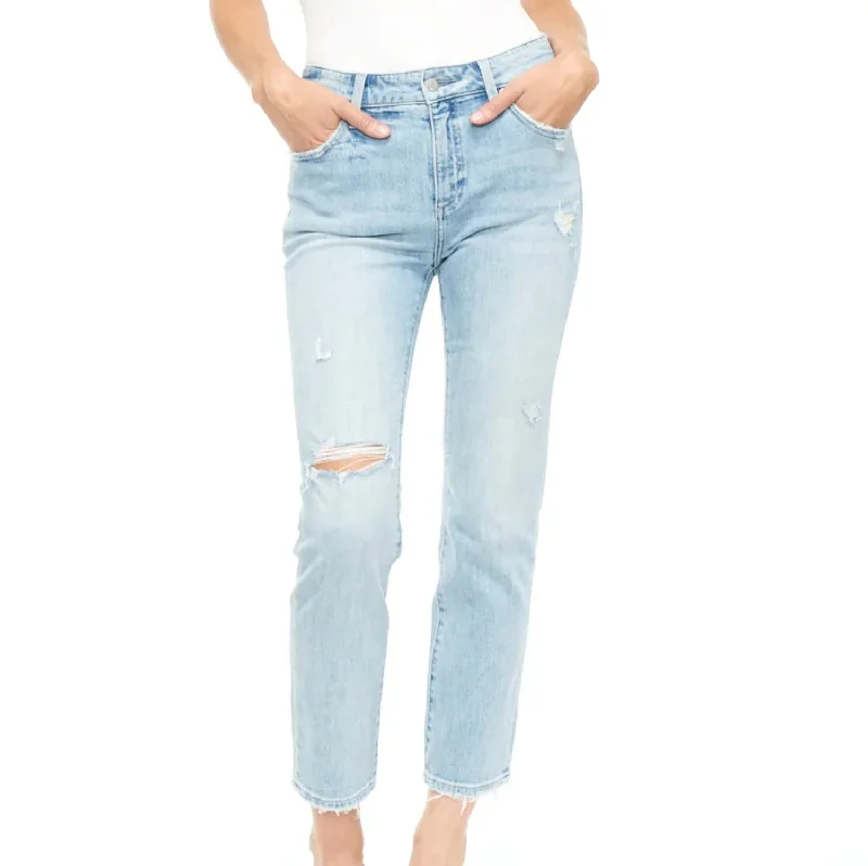 Soft Tops Monroe High Rise Cigarette Crop In Lenora