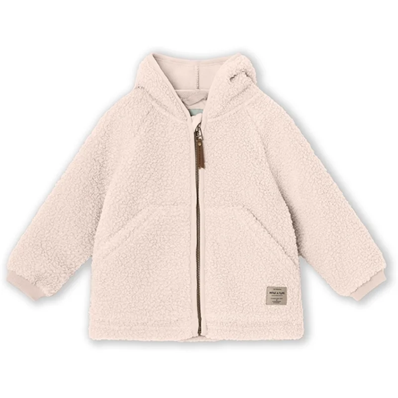 Relaxed Fashion MINI A TURE LIFF Teddy Fleece Jacket Mauve Chalk