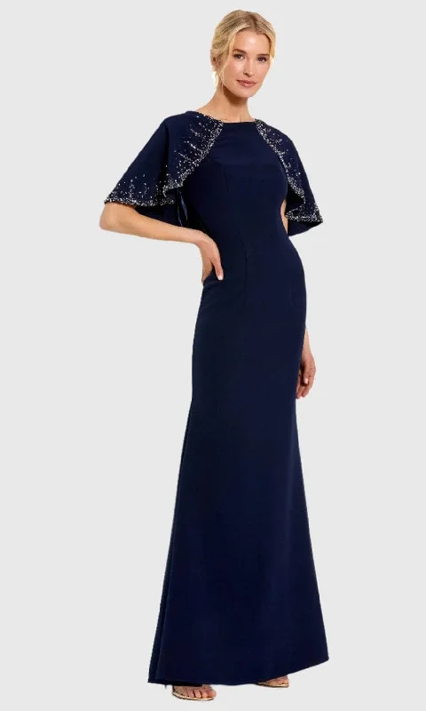 Breathable Style Mac Duggal 2271 - Fitted High Neck Long Dress