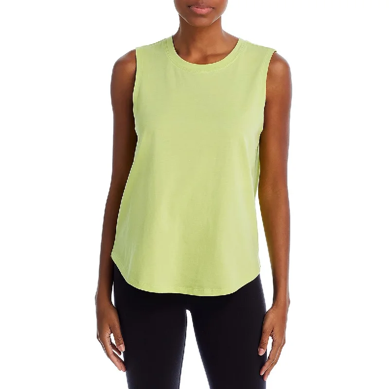 Stylish Ease Aqua Womens Activewear Workout Tank Top