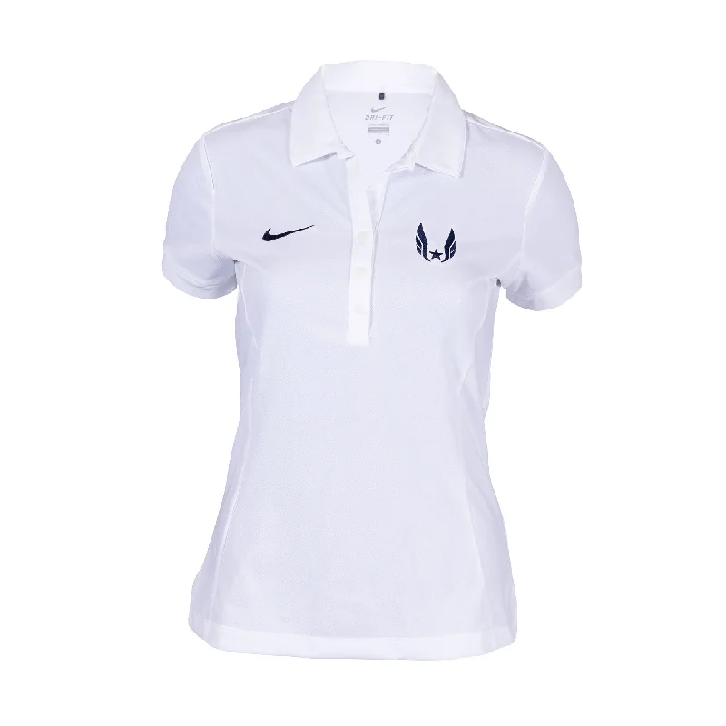 Relaxed Fits Nike USATF Women's Dri-FIT Team Polo