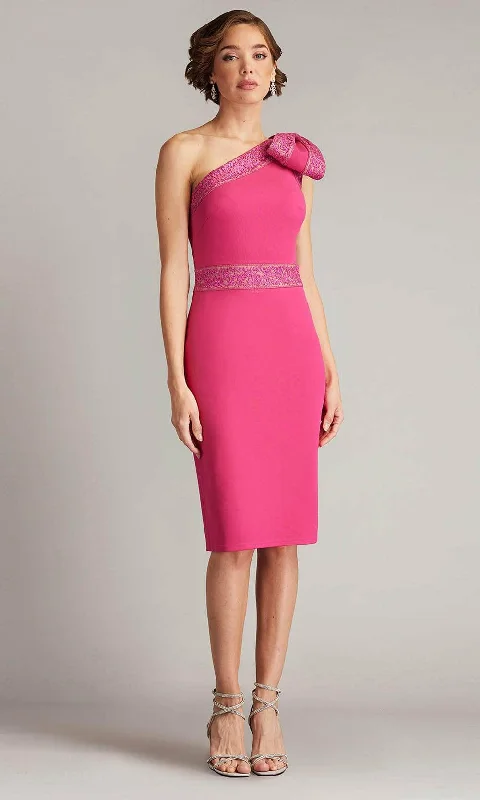 Casual Ease Tadashi Shoji CGL24661MX - Bow One Shoulder Dress