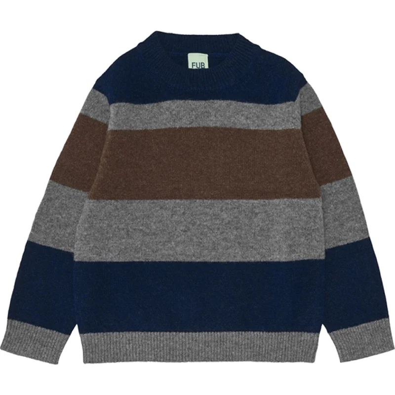 Relaxed Looks FUB Lambswool Sweatshirt Stripe