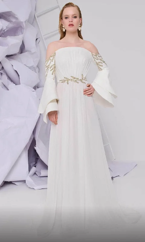 Light Comfort MNM Couture B1103 - Gilt Beaded A-Line Dress