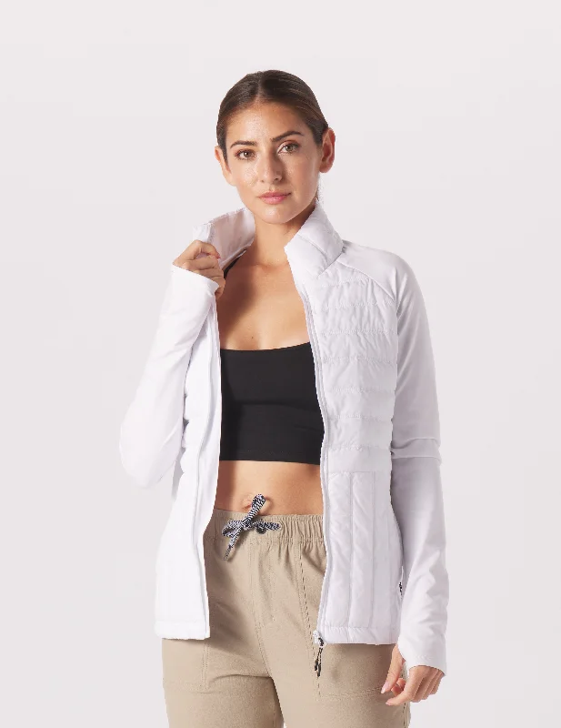 Comfortable Chic Pure Puffer: White