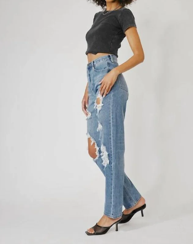 Versatile Outfits Vintage 90's Straight Leg In Dark Wash