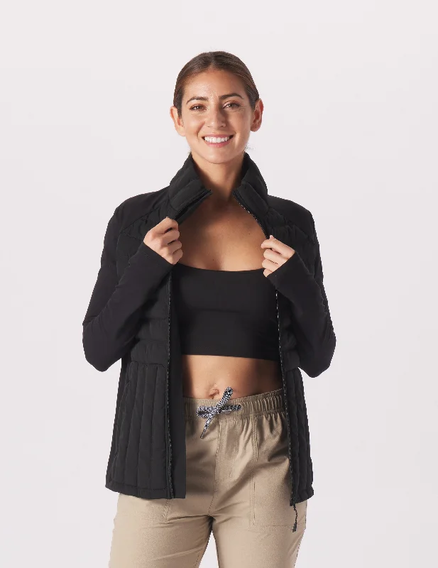 Breezy Outfits Pure Puffer: Black