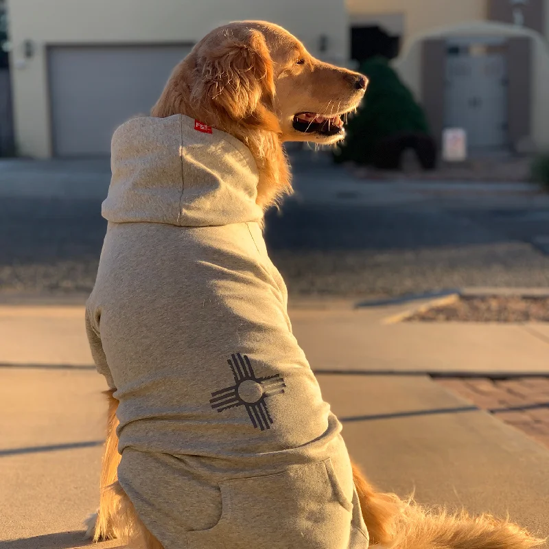 Elegant Wear New Mexico Zia Dog Hoodie