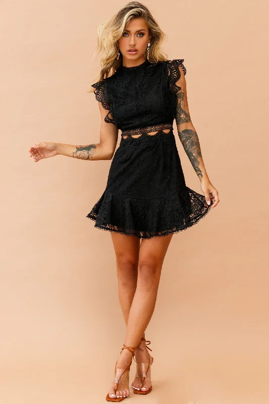 Casual Fit Worth The Chase Dress - Black