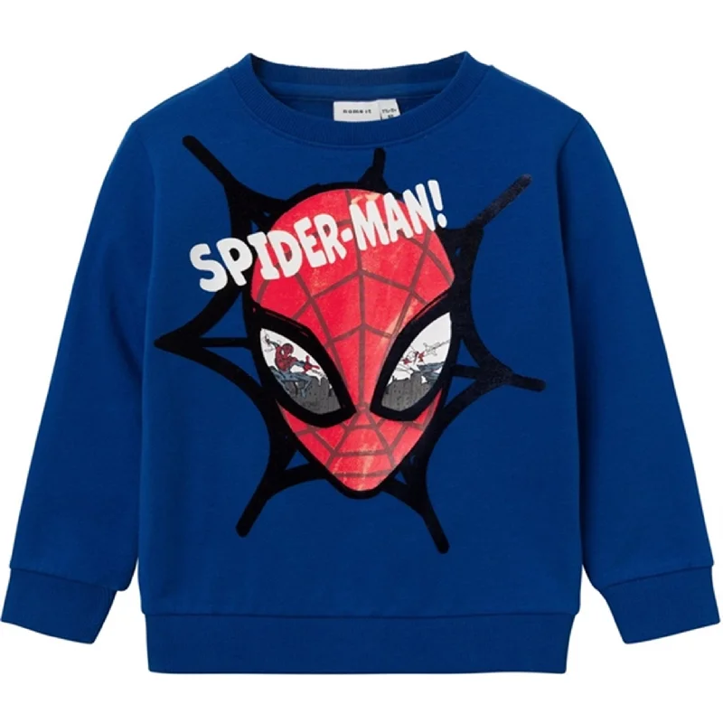 Warm Chic Name it True Blue Svende Spiderman Sweatshirt