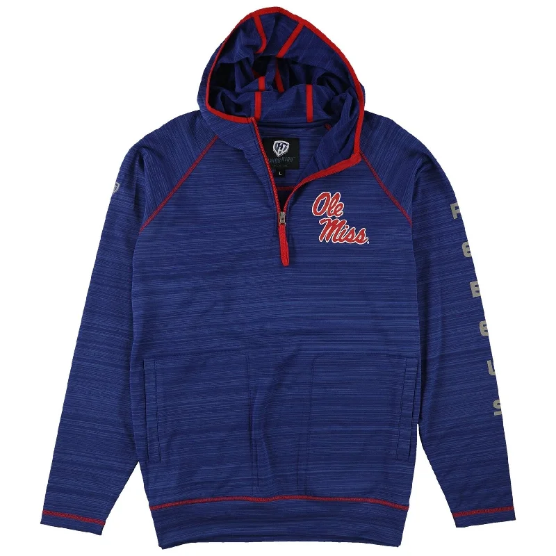 Warm Wear G-III Sports Womens Mississippi Rebels Hoodie Sweatshirt, Blue, Large