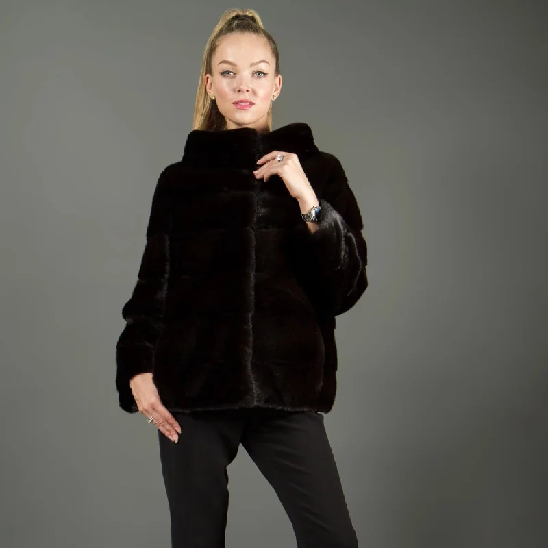 Modern Chic Mink fur Jacket blackglama