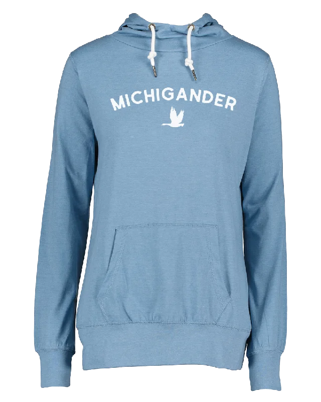 Versatile Outfits Women's Michigander Funnel Neck Hooded Long Sleeve