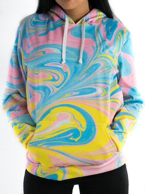 Smart Comfort Wear Sorbet Swirls Unisex Hoodie