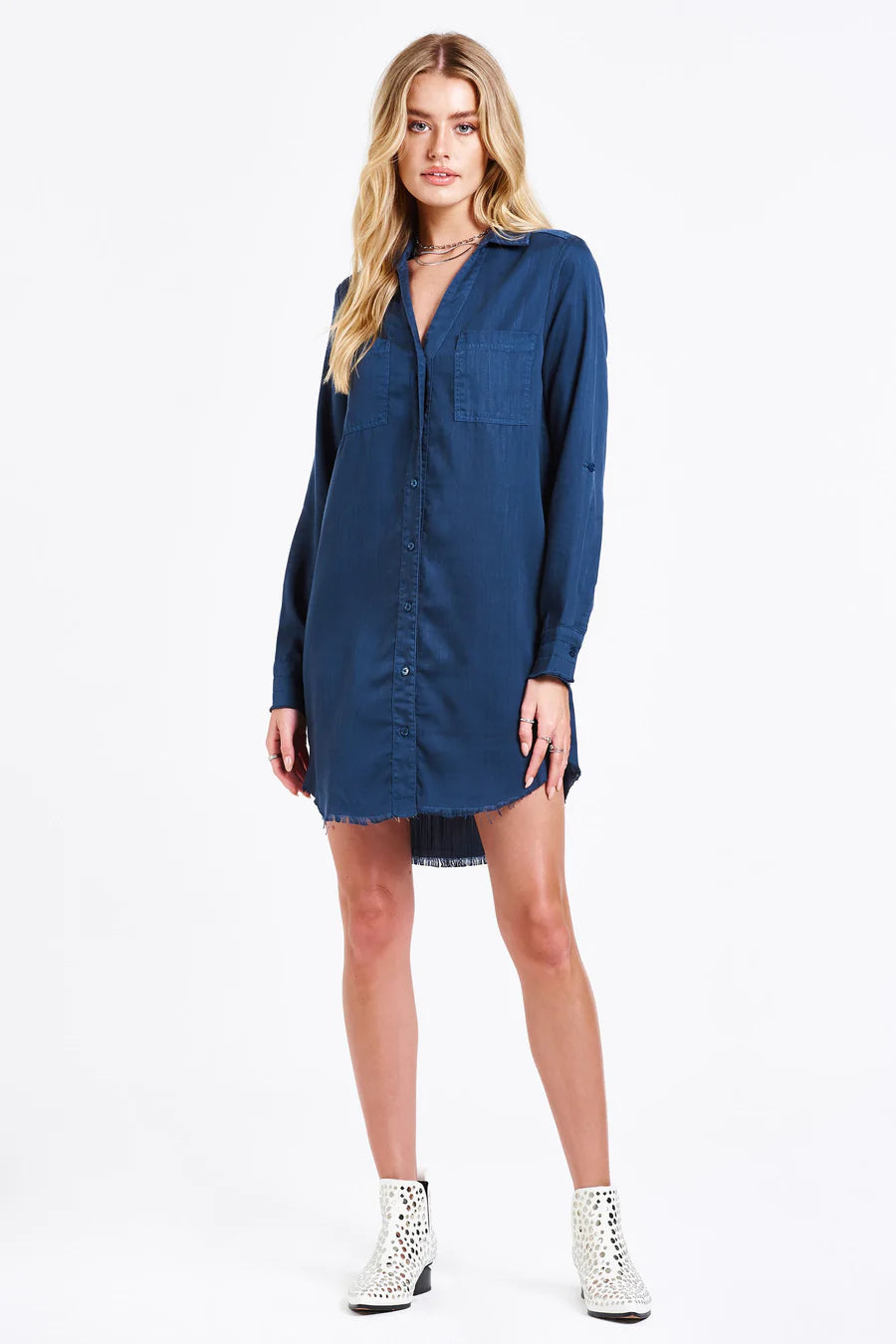 Soft Trends DRESS-AVERY-BLUE OPAL