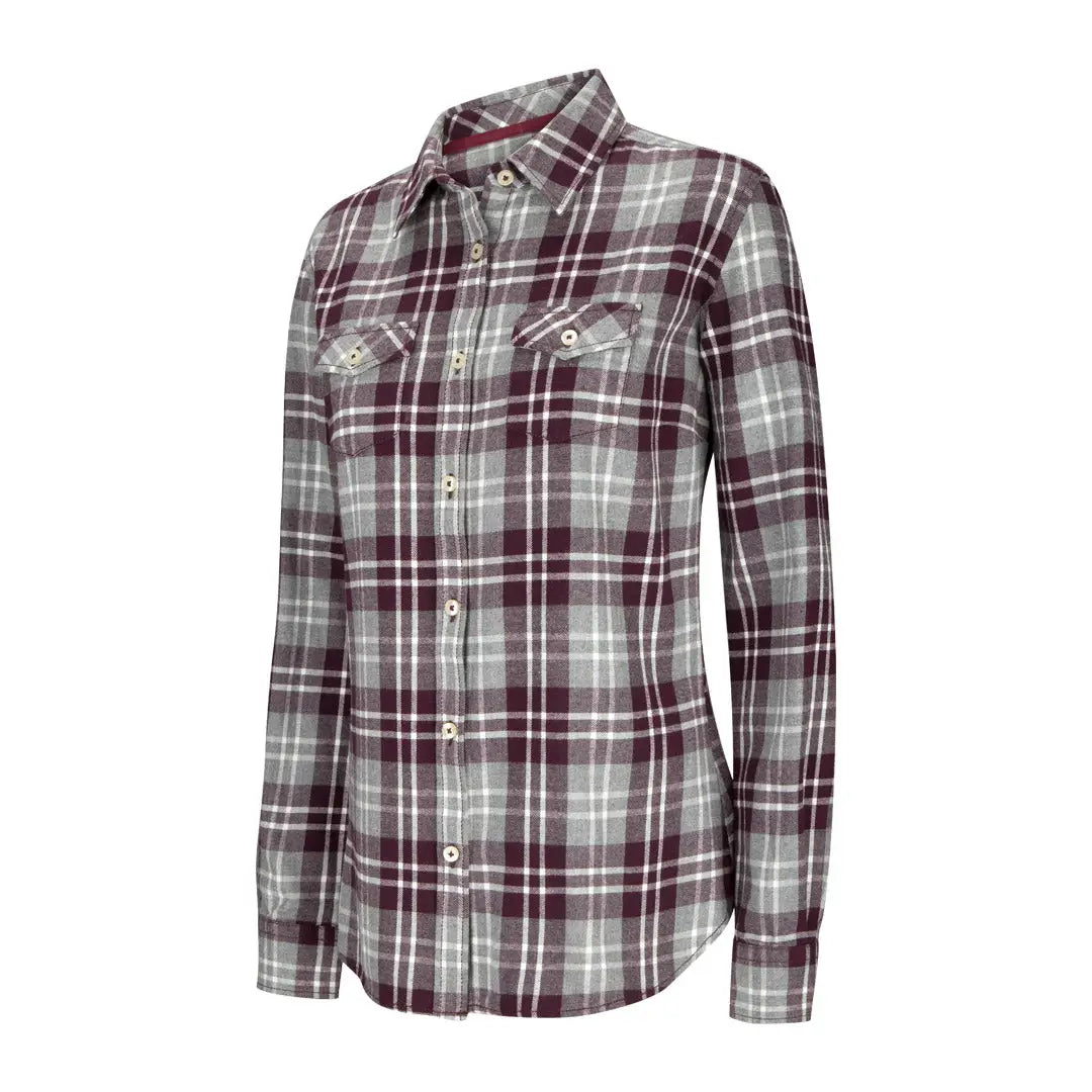 Cozy Lounge Wear Hoggs of Fife Eilidh Ladies Flannel Shirt