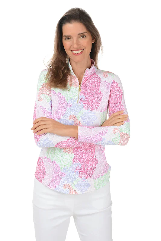 Versatile Outfits Multi Paisley UPF50+ Sun Shirt