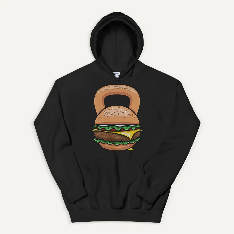 Timeless Outfits Burger Kettlebell Design Pullover Hoodie