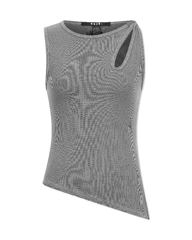 Easy Wear Chic Ksubi Jeans Twisted Asymmetrical Tank