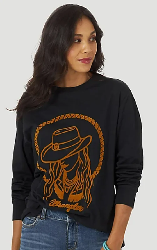 Modern Chic Women's Wrangler Retro T-Shirt #112317128