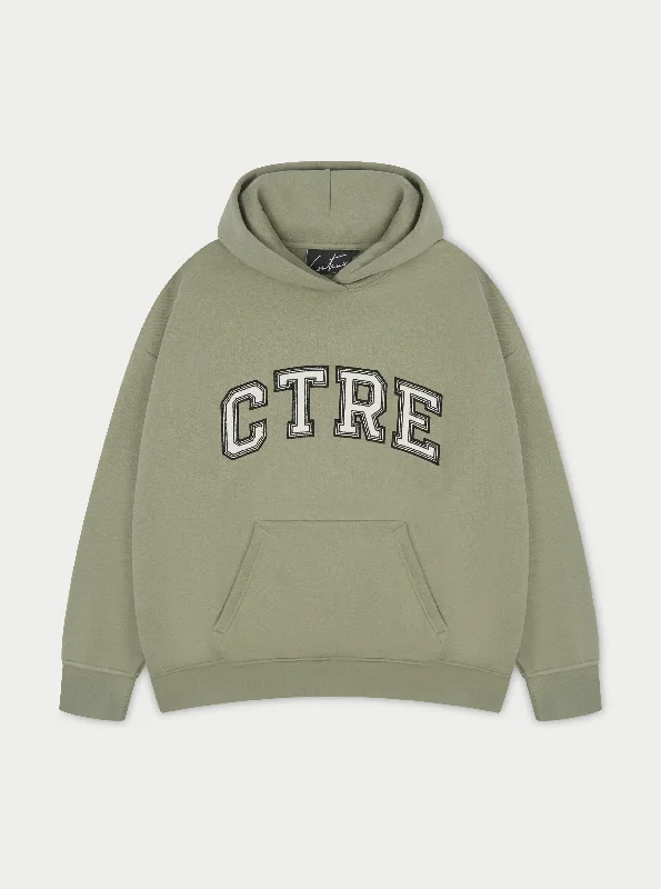 Elegant Casuals CTRE OVERSIZED HOODIE - SAGE