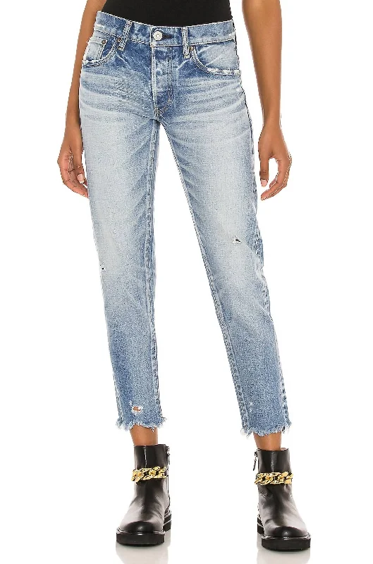 Trendy Dresses Keller Tapered Jean In Light Blue