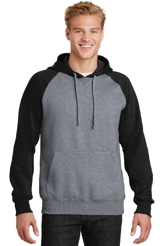 Trendy Looks Sport-Tek Raglan Colorblock Pullover Hooded Sweatshirt. ST267