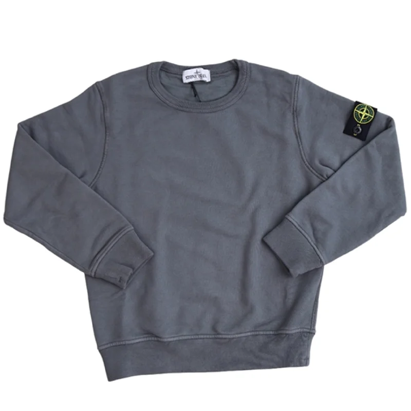 Sporty Wear Stone Island Sweatshirt Blue Grey