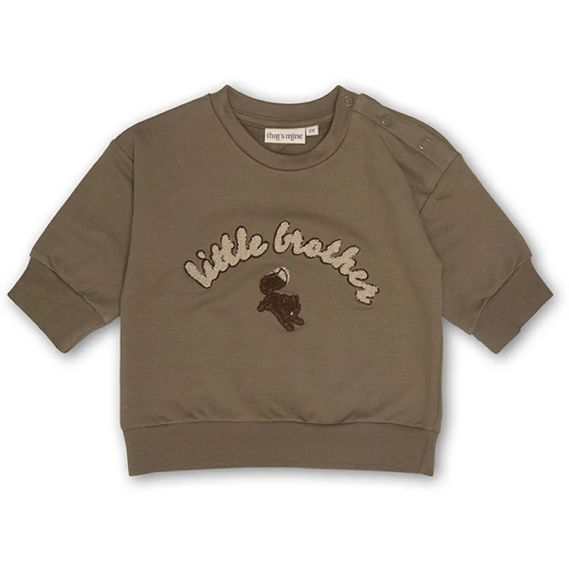 Timeless Style That's Mine Dusky Green Finley Little Brother Sweatshirt