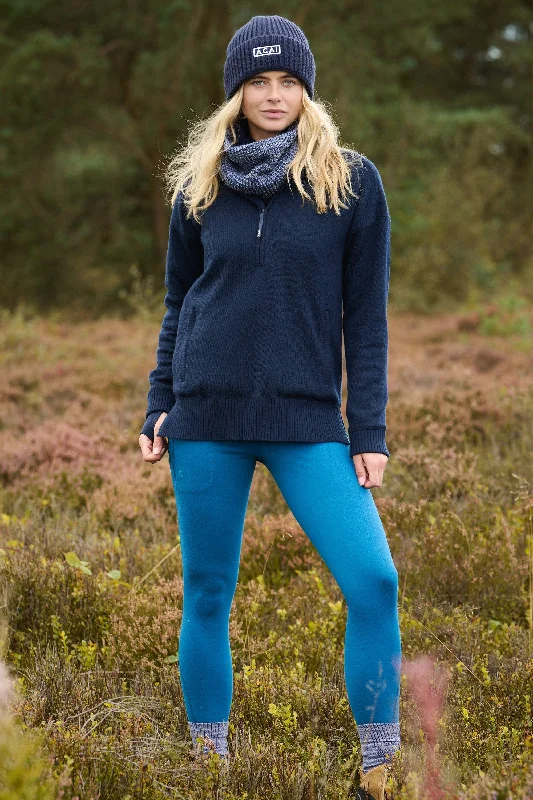 Soft Textures Windchaser Sweater - Midnight Blue