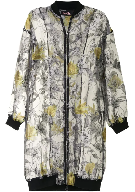 Trendy Layers FLORAL EXTENDED BOMBER FLORAL